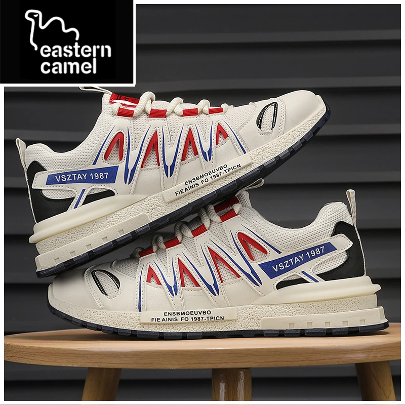 东方骆驼2025新款爆款透气百搭休闲运动鞋学生跑步耐磨轻便网面鞋