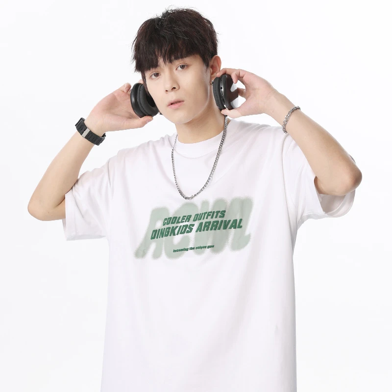 冰丝速干短袖2025爆款纯色半袖夏季薄款圆领纯棉T恤男生潮牌男装