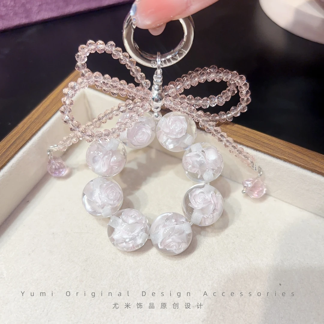 尤米原创设计手机链高端女款防丢手机挂链 绳节日百搭礼物L2909