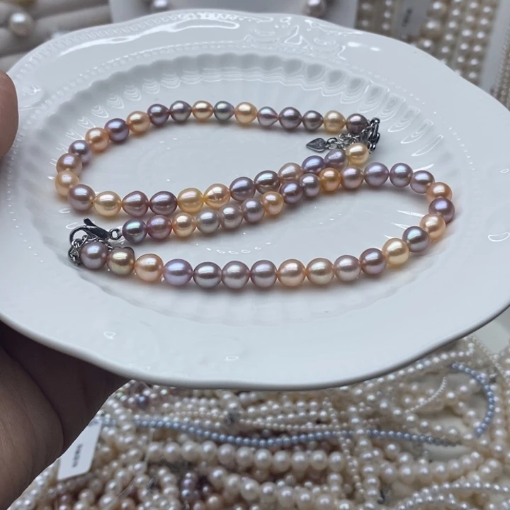 未镶嵌淡水珍珠6手链sl88