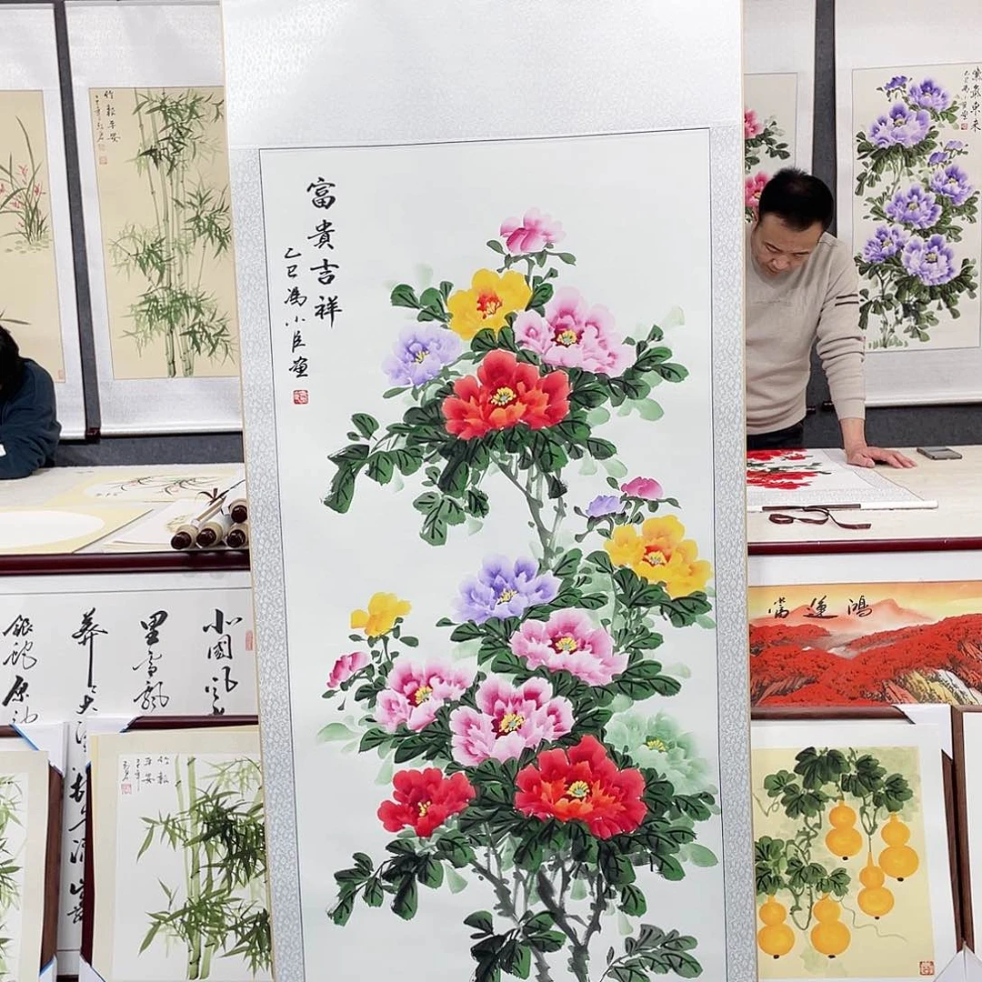 国画手绘作品手绘作品