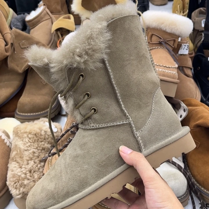 羚羊棕系带雪地35