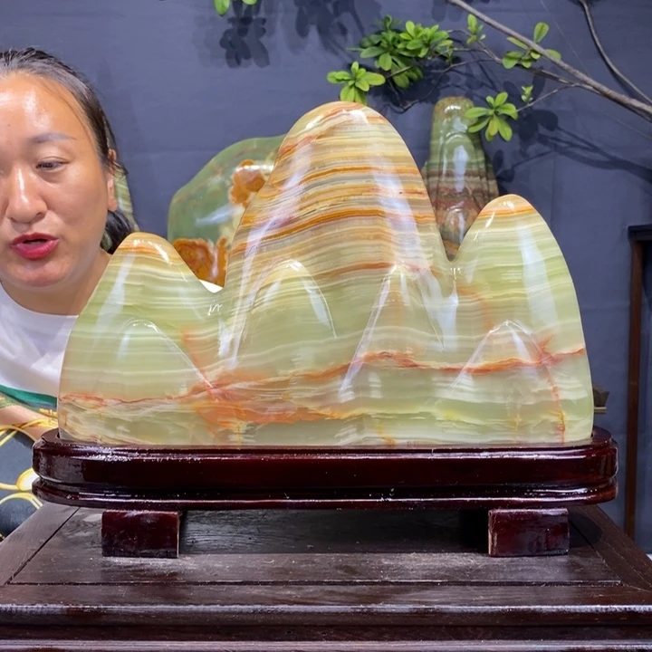 石材精品古青石摆件