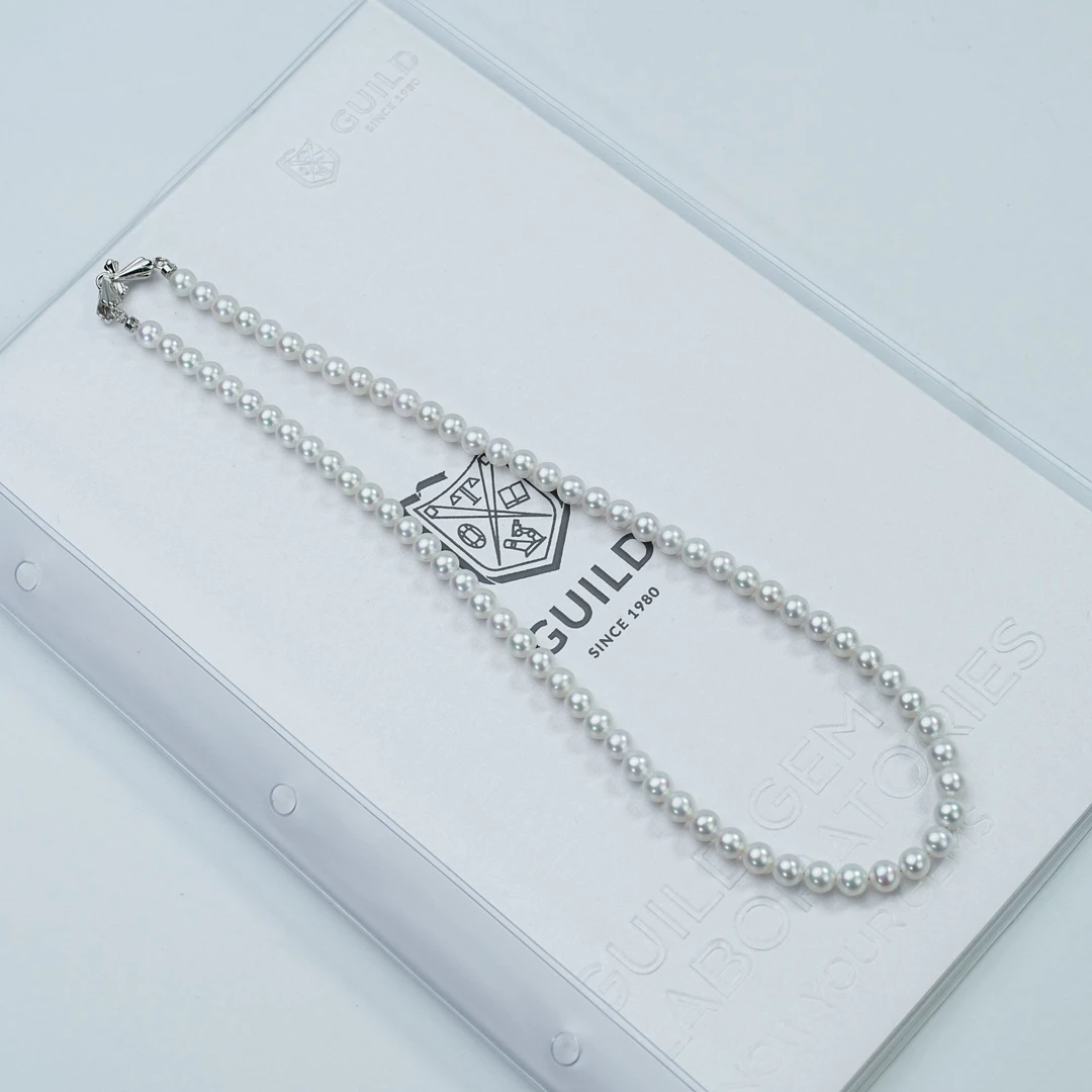 【春季上新丨赫尼思五星珠宝级特选】淡水珍珠项链带吉尔德证5-6mm