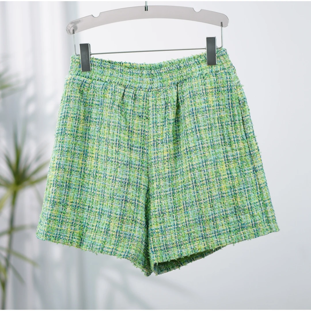 尚系列  S704-1  女装秋休闲针织短裤绿色1907767