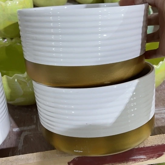 多肉绿植陶瓷花盆，无孔