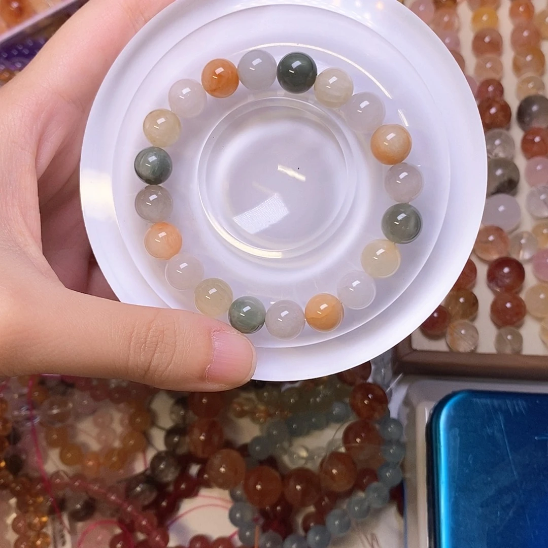 6***林水晶手链未镶嵌兔毛
