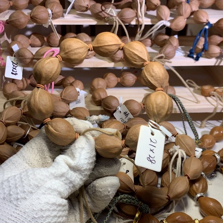 坦***然吊坠橄榄核2128梅林铁核