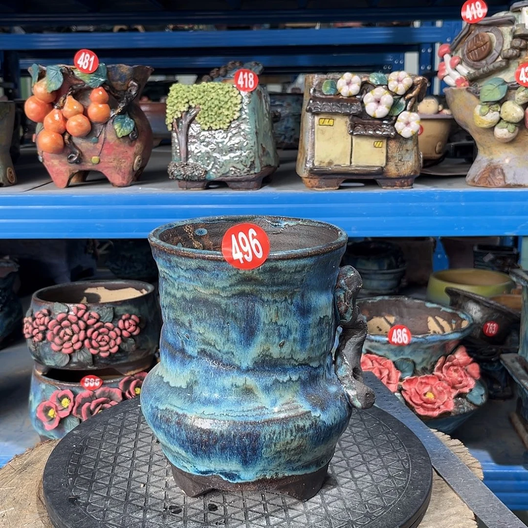 496 号陶然花器手工花盆
