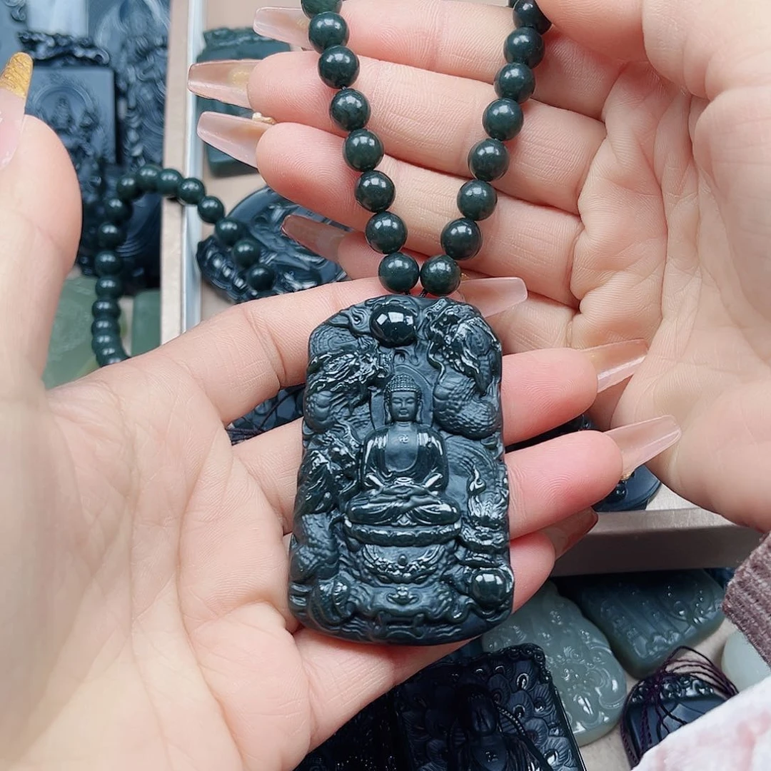 和田玉颈饰未镶嵌