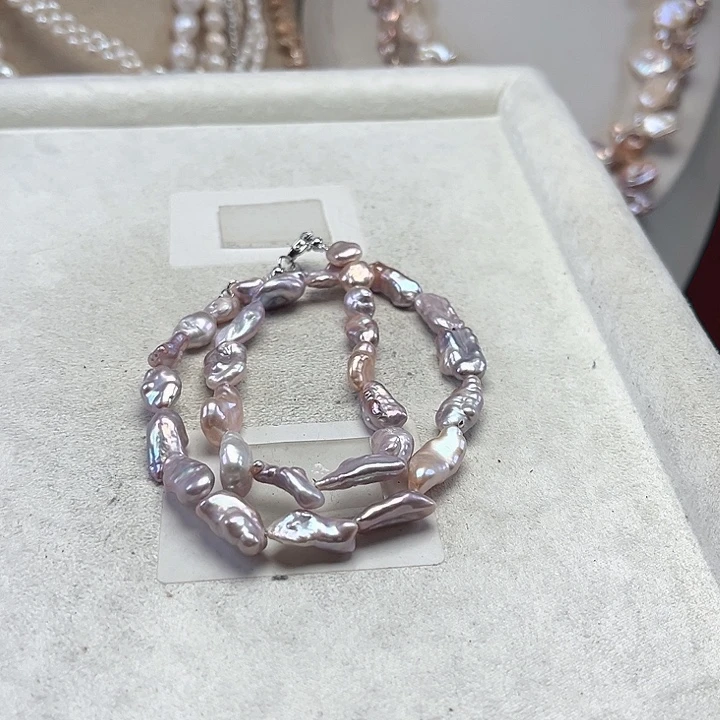 淡水珍珠未镶嵌项链【纯恬】