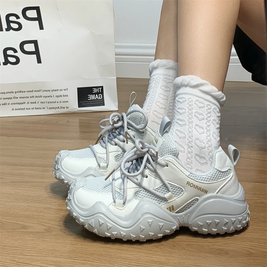 回力登山鞋女爆款老爹鞋2025新款女鞋子运动鞋耐磨丑萌厚底大头鞋