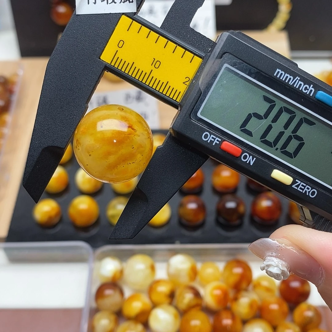 虫珀未镶嵌裸石蜜蜡878