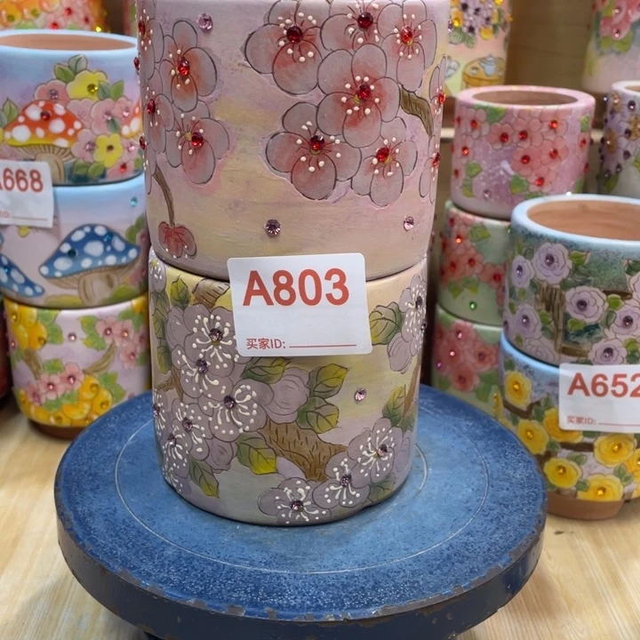 直筒花盆多肉花盆微瑕