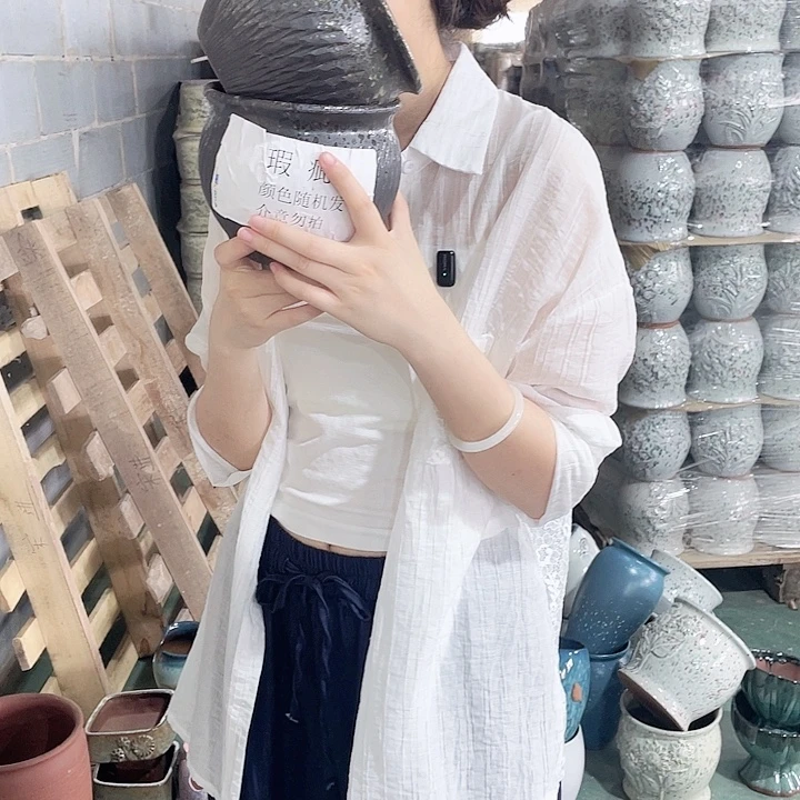红陶瑕疵高14/14两个