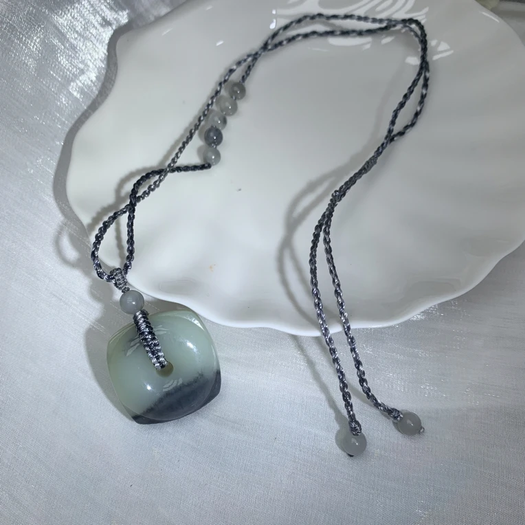 天然和田玉青花项链 多样性发其一 K87