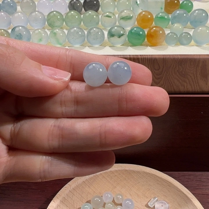 翡翠散珠天然缅甸翡翠A货9.9-10.0