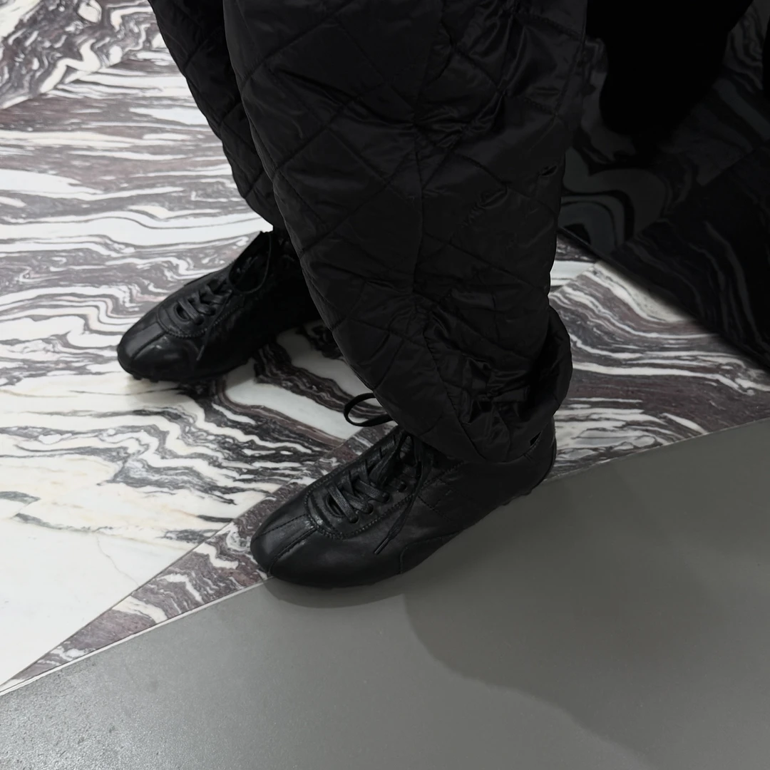 3CC【复古德训鞋】美式复古软小牛皮德训鞋60398