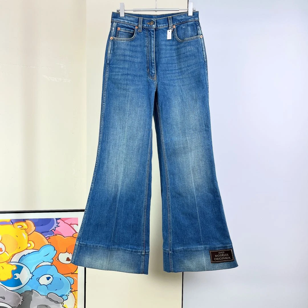 99新/Gucci/古驰/牛仔裤/24码/Xspk386