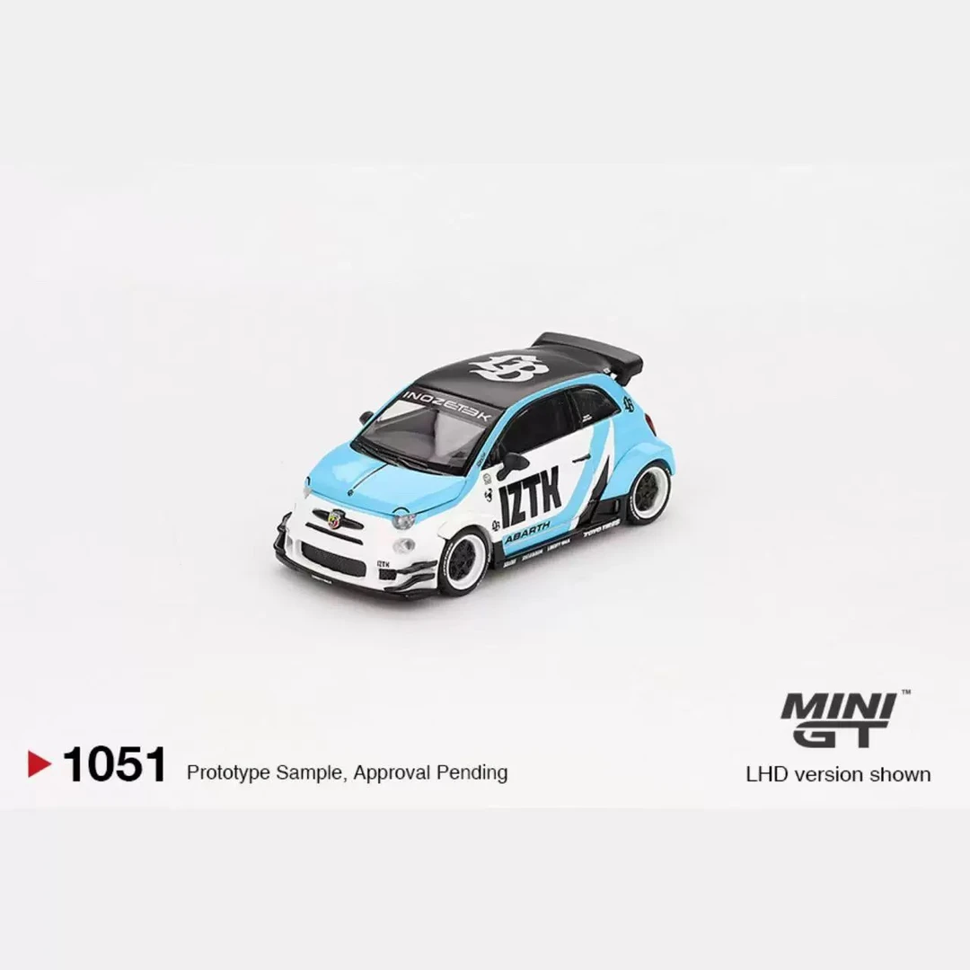 【壹童预售】MINIGT 1:64 Abarth 595 1051号 合金汽车模型