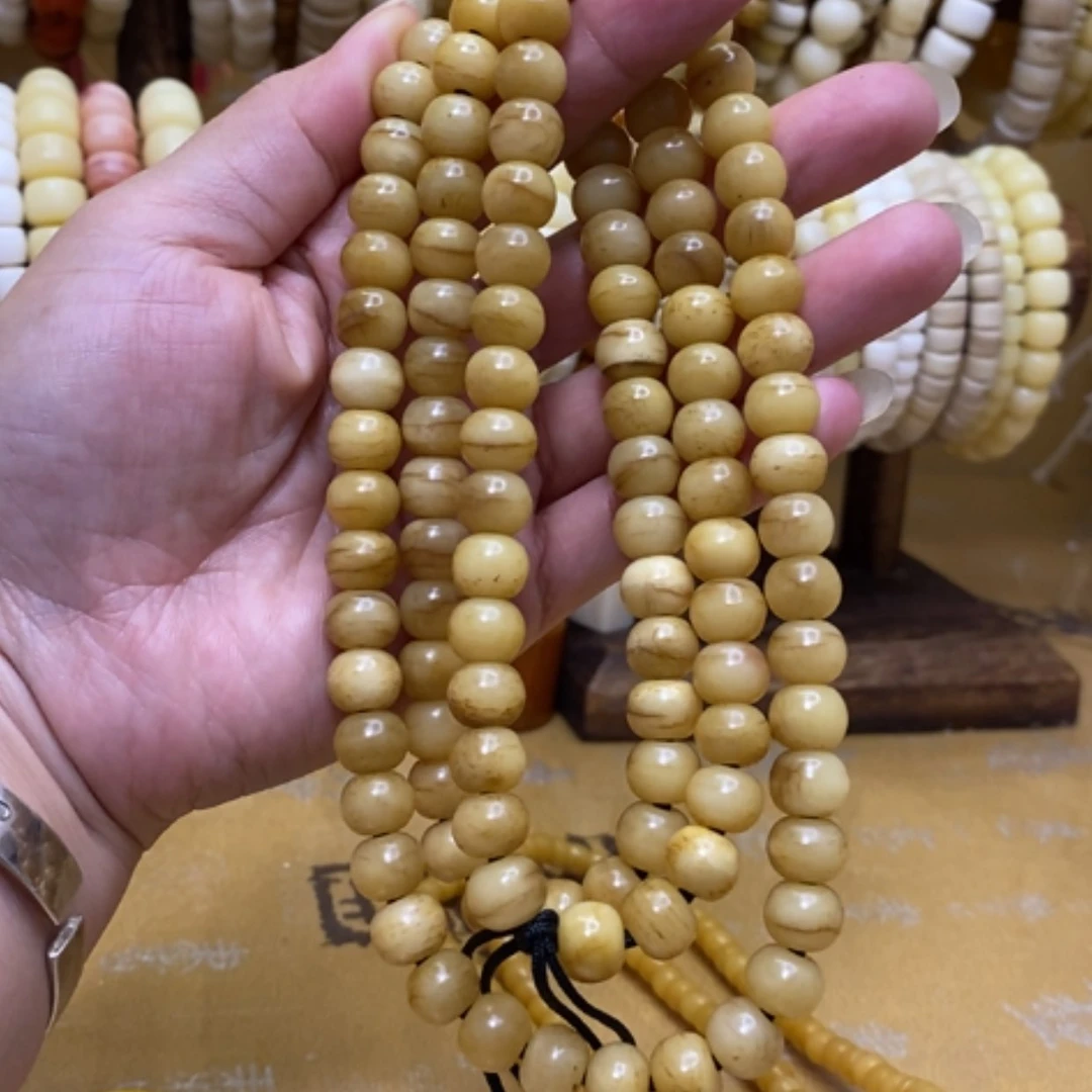 【闪购商品】牛骨手串/手链直径10苹果圆