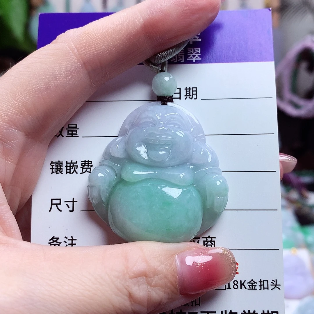颈饰未镶嵌翡翠佛公31
