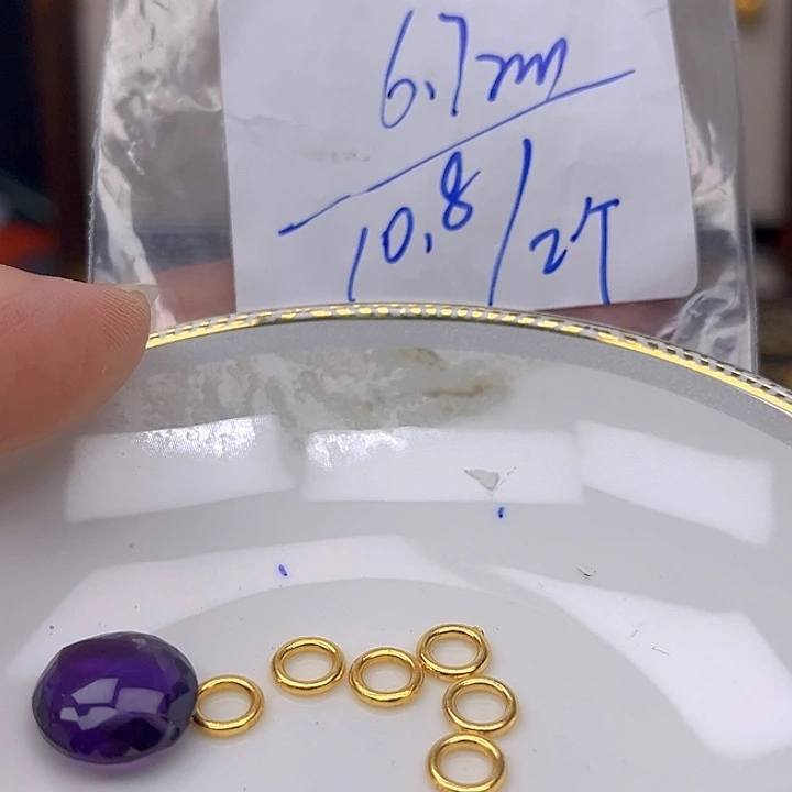 银S925镶嵌颈饰紫晶紫晶925镶嵌145