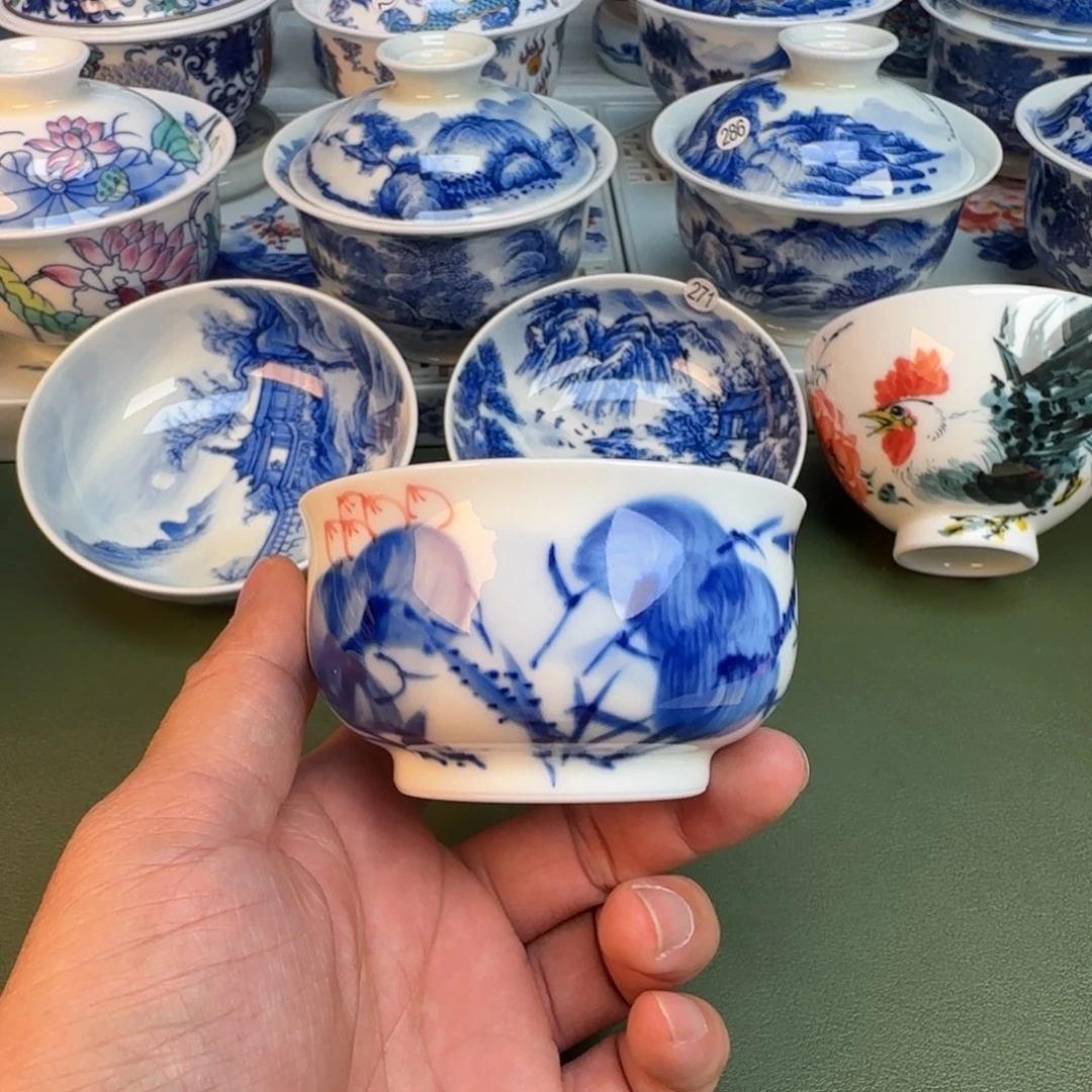 陶纯手工纯手绘茶具254