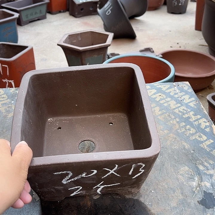 紫砂花盆透气花盆