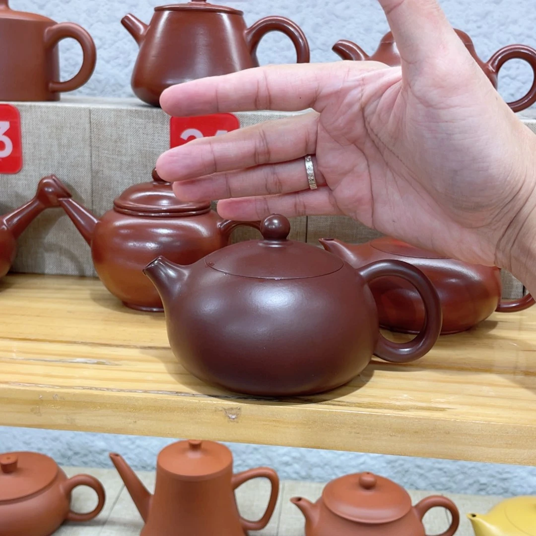 茶壶紫砂许****?200毫升扁西施全品