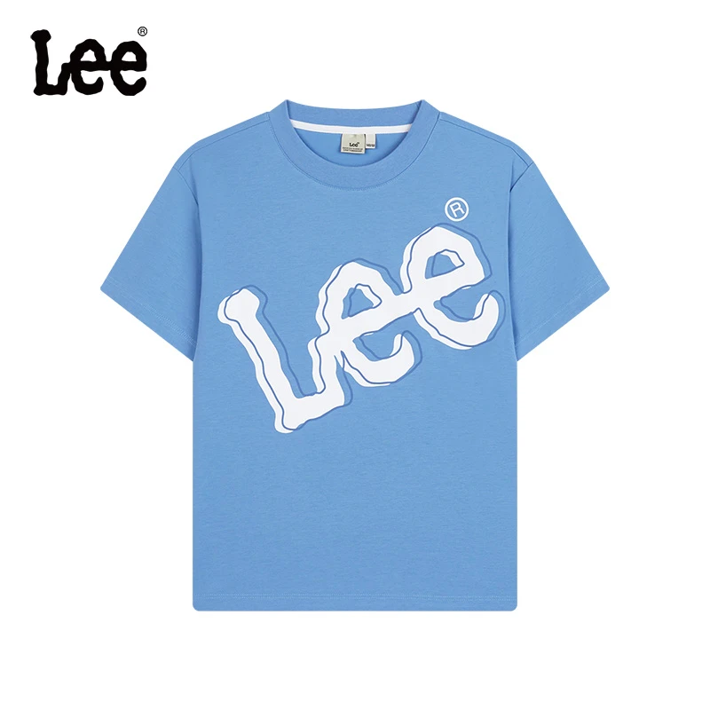 Lee儿童夏季女中大童短袖T恤25年纯棉上衣透气LK3X5HUT0022