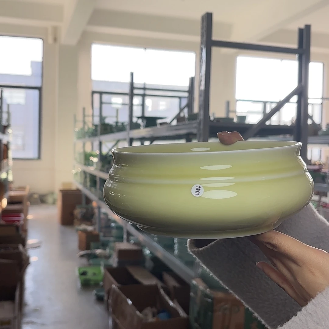 龙泉云间青瓷小米茶器