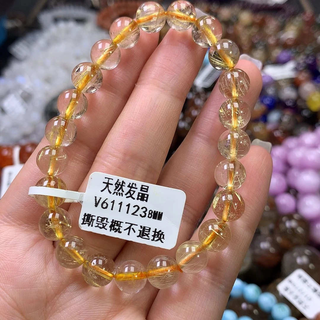 水晶手链未镶嵌，