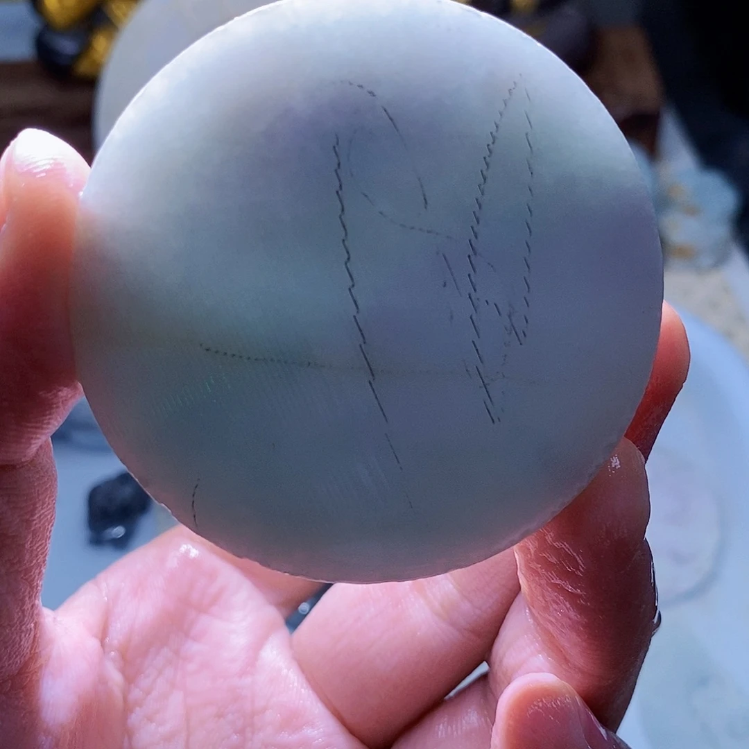 翡翠未镶嵌颈饰5699