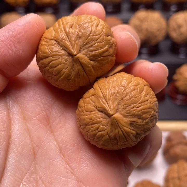把件文玩核桃蛇皮球4Y
