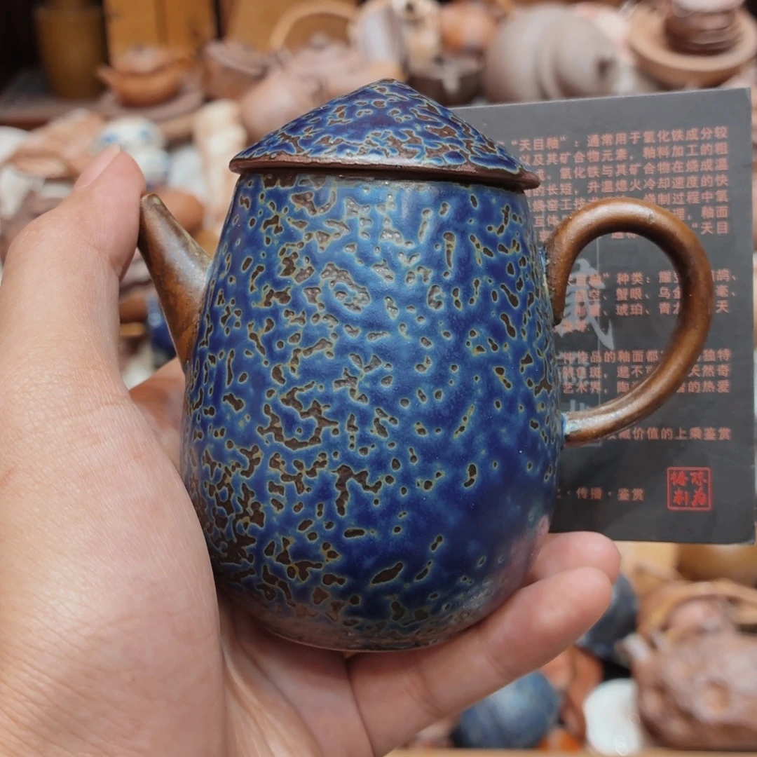 柴烧老岩泥高温茶器皿
