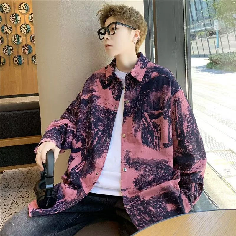 85106货号工装夹克夹克休闲时尚户外复古翻领水洗潮流长袖