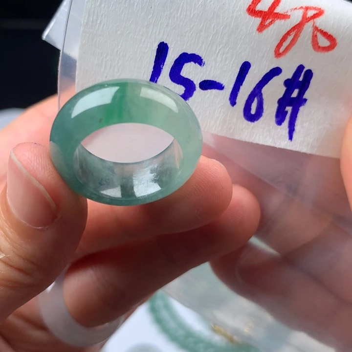 定制翡翠未镶嵌戒圈