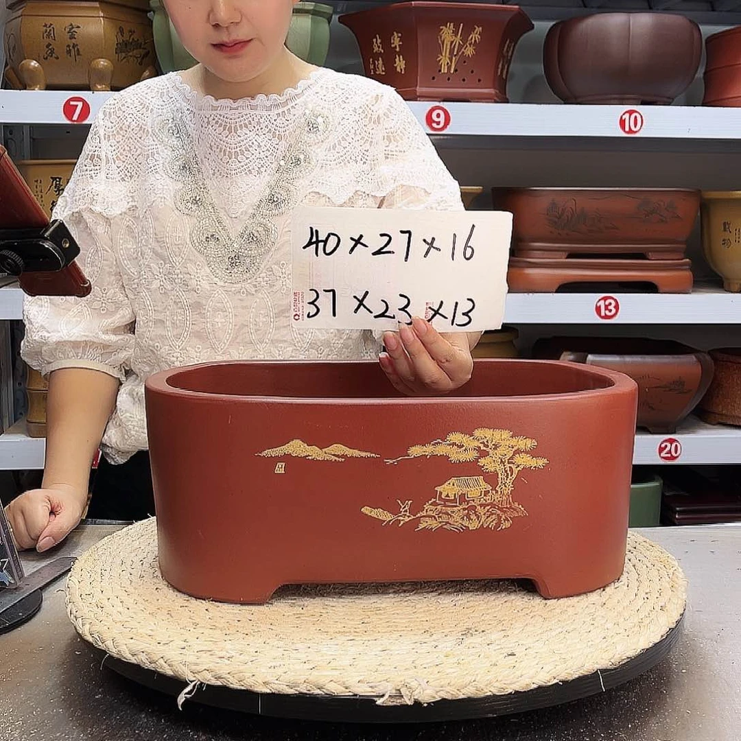 紫砂花盆紫砂花盆
