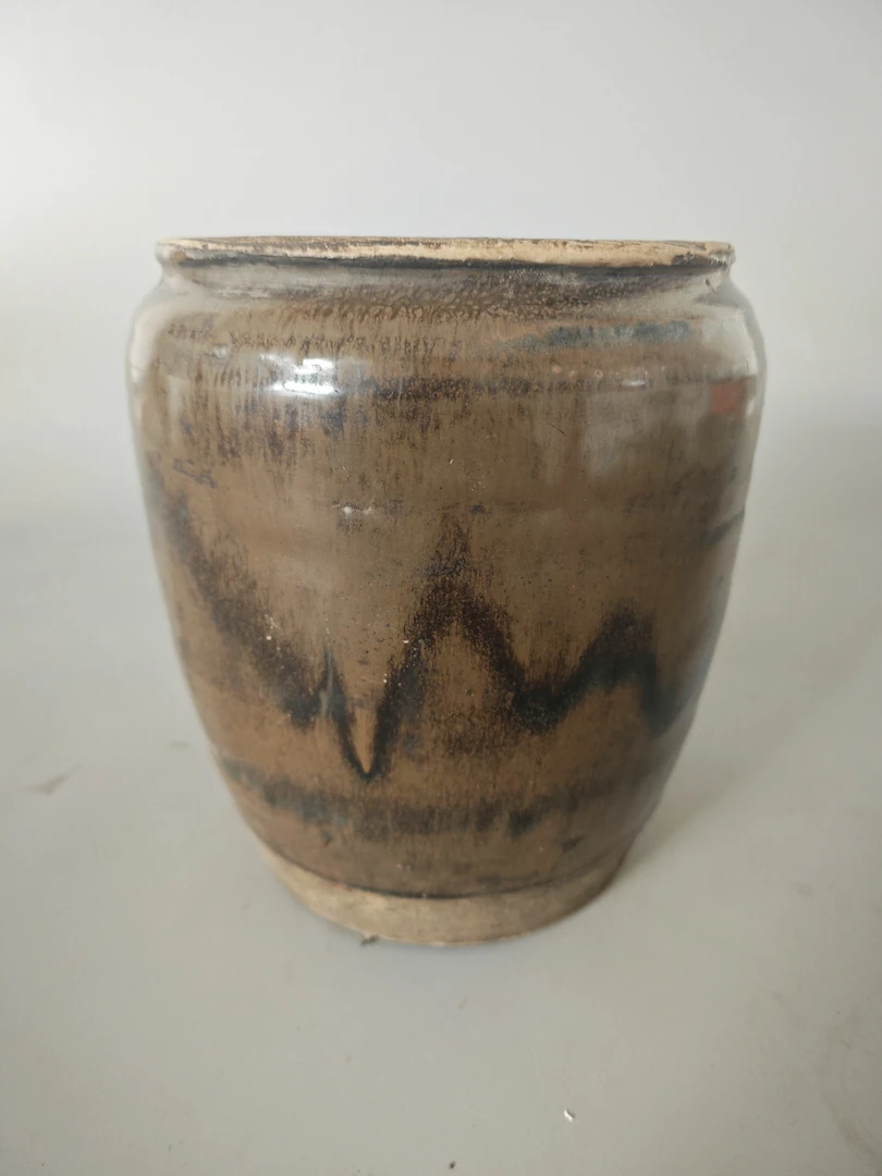 窑变釉紫金釉罐子复古陶瓷纯手工