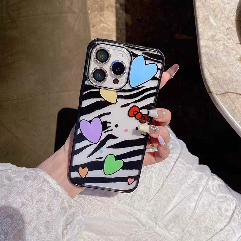 kitty猫新壳体防摔适用苹果16promax手机壳iPhone15/14保护套13女