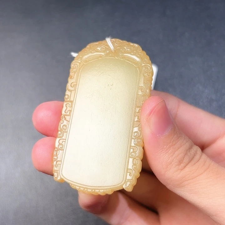 和田玉挂件未镶嵌F***k