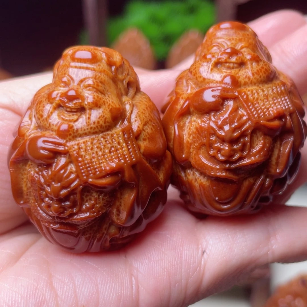 吊坠橄榄核龙财手球