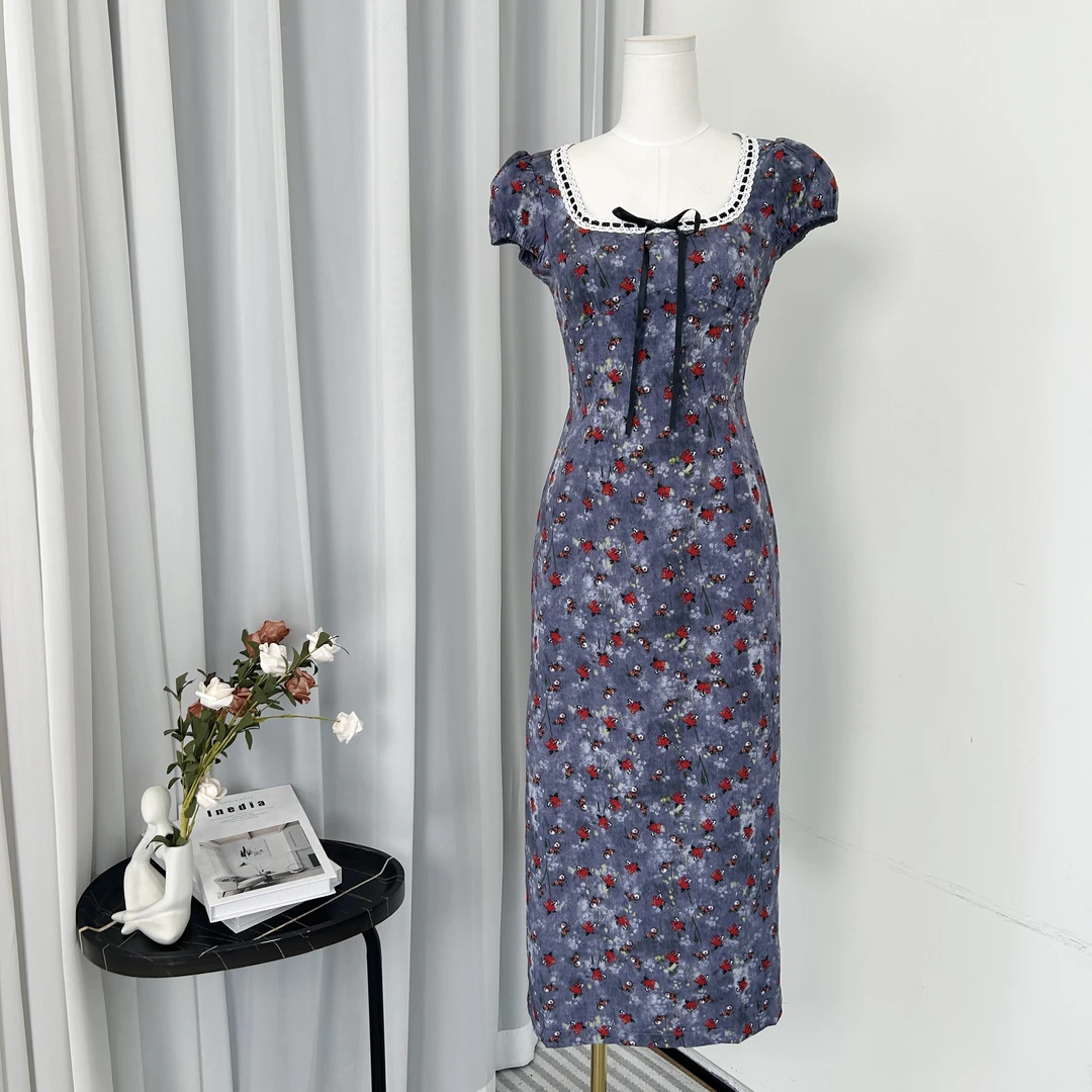 小八定制25夏新法式气质时尚百搭通勤显瘦设计感连衣裙 10817 BCK