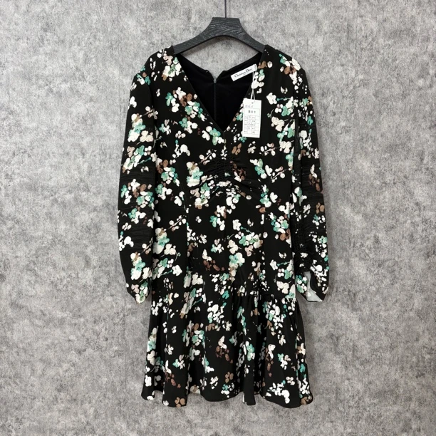 95新 DIOR/迪奥 Dior花纹连衣裙
