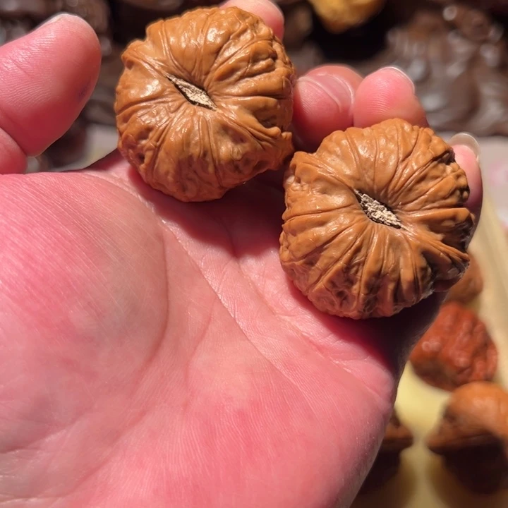 动***长把件文玩核桃南瓜墩