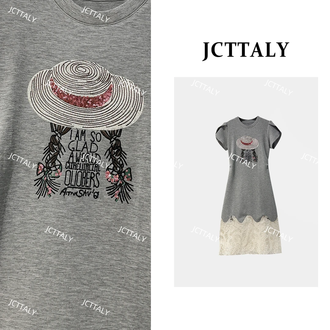 【宠粉价】新款连衣裙短袖常规夏季高腰吊带圆领JC-A3800