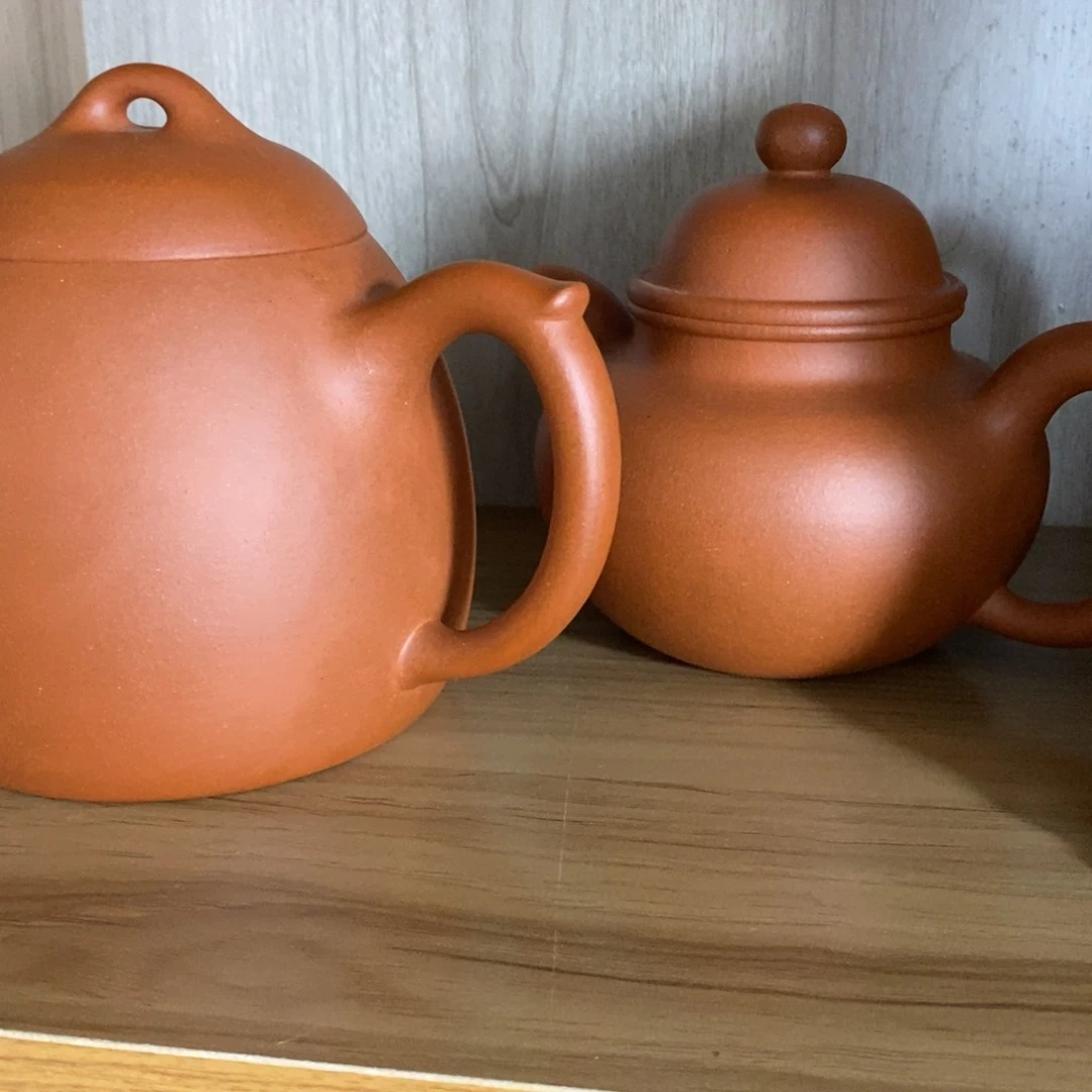紫砂茶壶容**地原矿紫砂壶