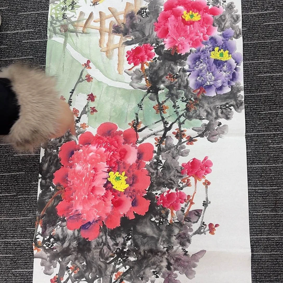 国画国画作品纯手绘