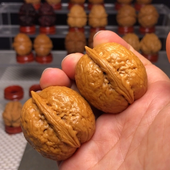 文玩核桃把件7粗筋大屁桃